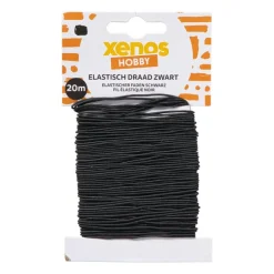 Elastisch draad - zwart - 20 meter
