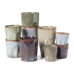 Espressokopje facet - donkerblauw - 100 ml