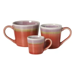 Espressomok roots - rood/paars - 80 ml