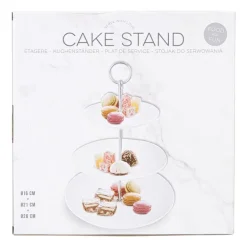 Etagère rond - wit - 16x21x26 cm