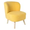 Fauteuil Sita - geel - 69x56x66 cm