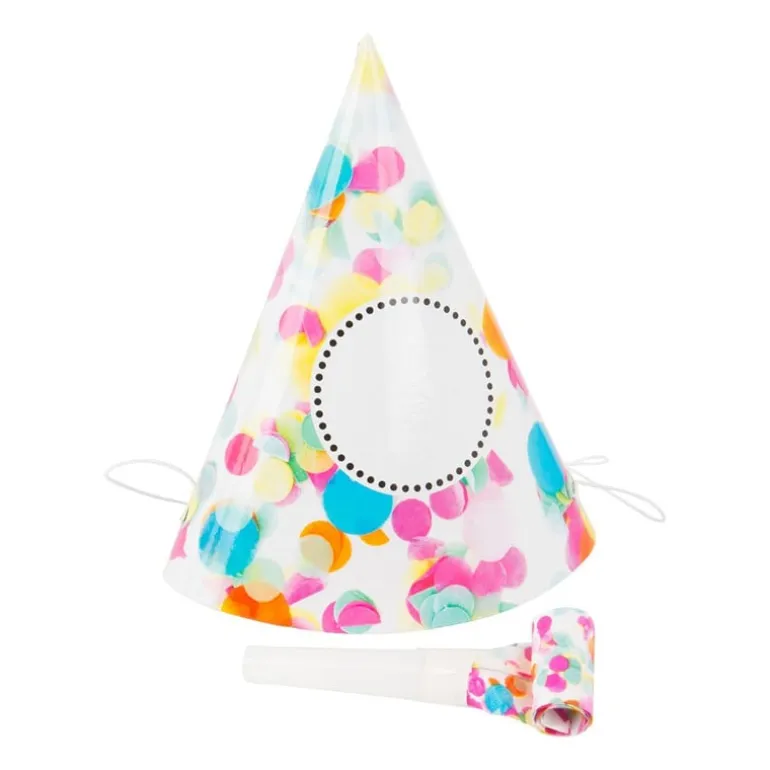 Feesthoedjes met roltongen - set van 5