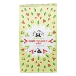 Fine flavours groene thee - watermeloen & kiwi - 15 piramide zakjes