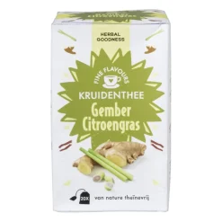 Fine flavours kruidenthee - gember citroengras - 20 zakjes