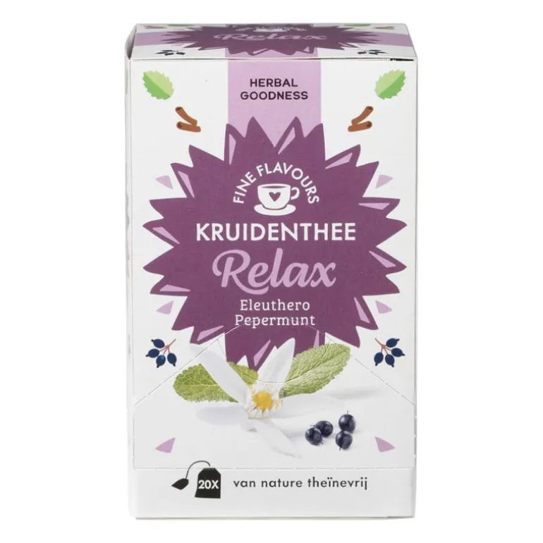 Fine Flavours kruidenthee - relax - 20 zakjes