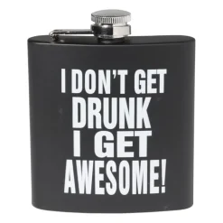 Flacon awesome - zwart/wit - 11.2x9.4x2.2 cm