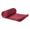 Fleece deken - bordeauxrood - 200x150 cm