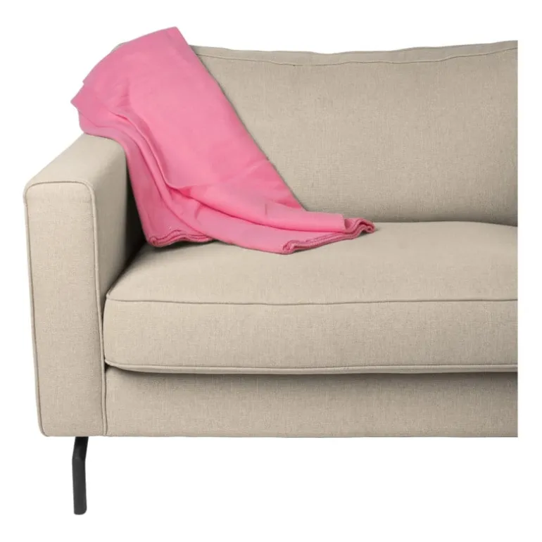 Fleece deken - fuchsia - 160x130 cm