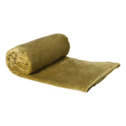 Fleece deken - olijfgroen - 200x150 cm