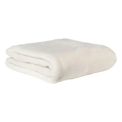 Fleece deken - wit - 200x150 cm
