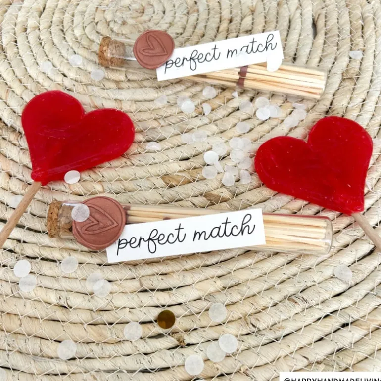 Flesjes met kurk - set van 5 - 15 cm