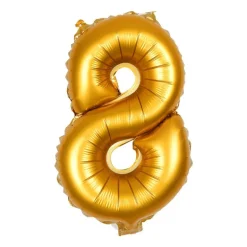 Folieballon - cijfer 8