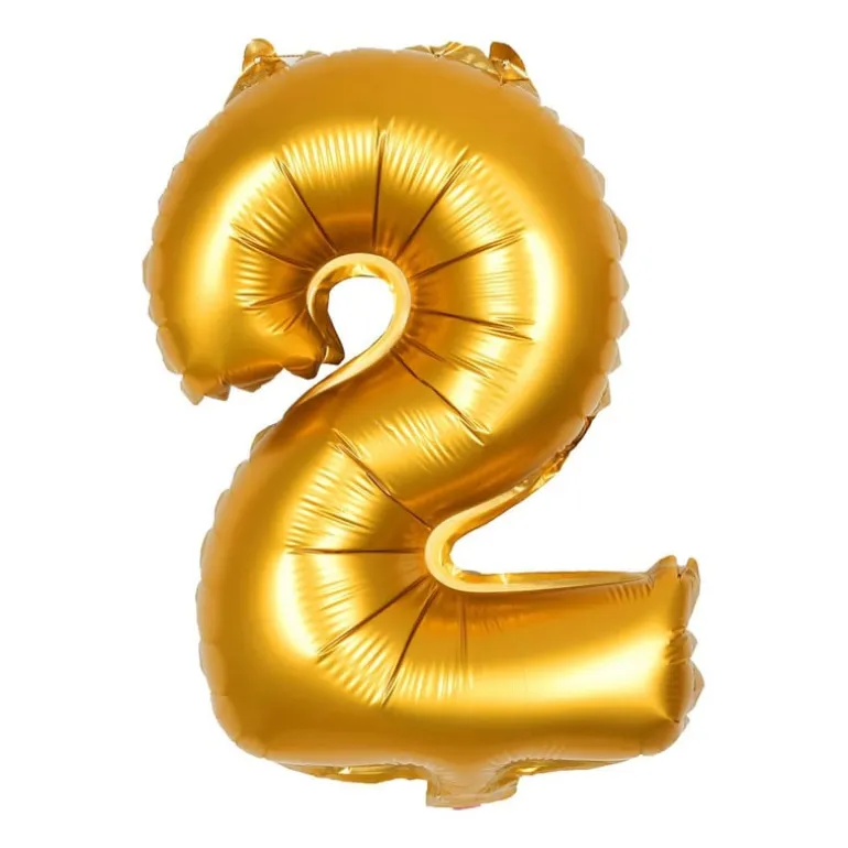 Folieballon - cijfer 2