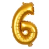 Folieballon - cijfer 6