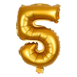 Folieballon - cijfer 5
