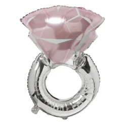 Folieballon trouwring - 78 cm
