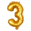 Folieballon XL - cijfer 3 - 60 cm