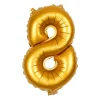 Folieballon XL - cijfer 8 - 60 cm