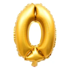 Folieballon XL - cijfer 0 - 60 cm