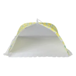 Foodcover citroen - geel/wit - 45x45 cm