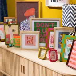 Fotolijst - groen - 13x18 cm