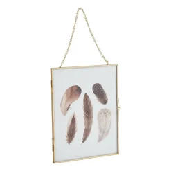 Fotolijst aan ketting - goud - 18x23 cm