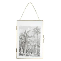 Fotolijst aan ketting staand - goud - 21x30 cm