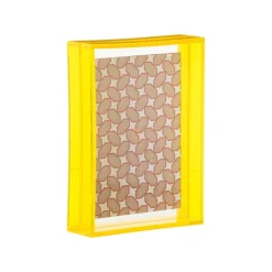 Fotolijst acryl - geel - 10x15 cm