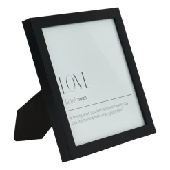 Fotolijst basic - zwart - 18x18 cm