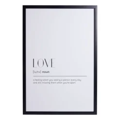 Fotolijst basic - zwart - 61x91.5 cm