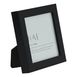 Fotolijst basic - zwart - 10x10 cm