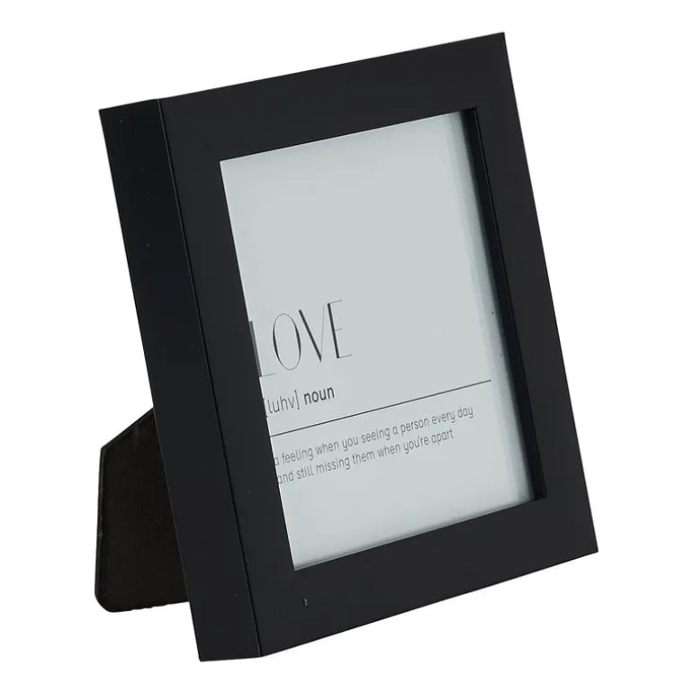 Fotolijst basic - zwart - 10x10 cm