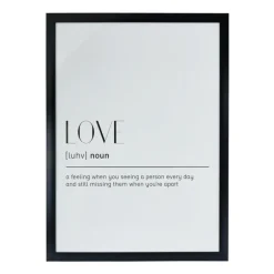 Fotolijst basic - zwart - 50x70 cm