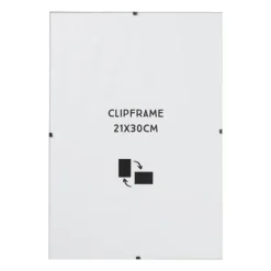Fotolijst clip frame - glas - 21x30 cm