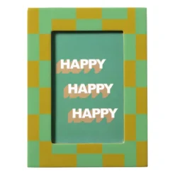 Fotolijst grafisch - groen/geel -10x15 cm