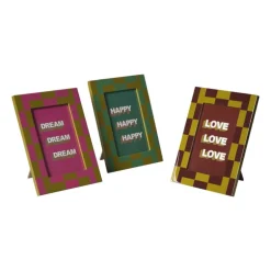 Fotolijst grafisch - groen/geel -10x15 cm