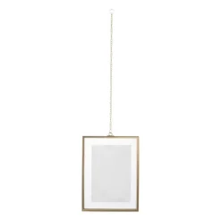 Fotolijst met ketting - 20x15x1 cm - goudkleurig
