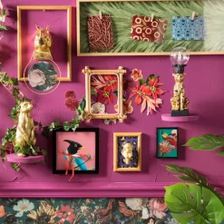 Fotolijst met rotan frame - 21x30 cm