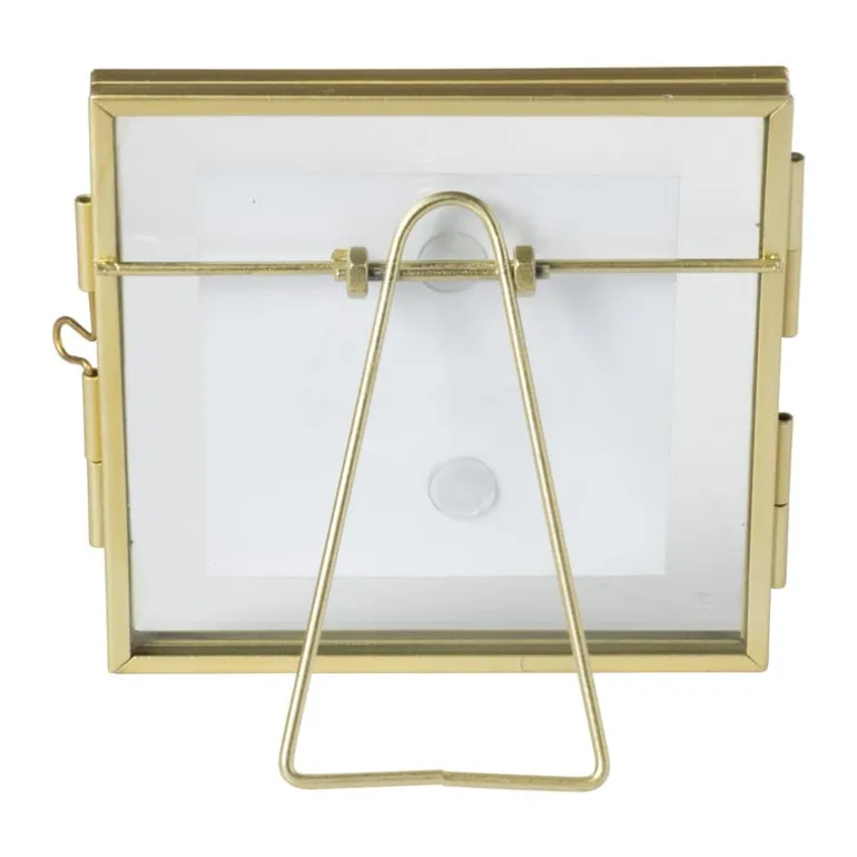 Fotolijst mini - goudkleurig - 10x10 cm