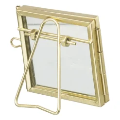 Fotolijst mini - goudkleurig - 6x6 cm