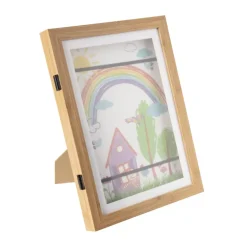 Fotolijst voor tekeningen - bruin - 32x23x3 cm