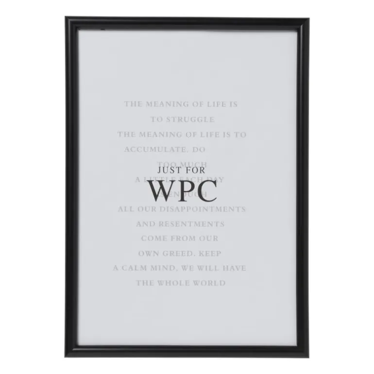 Fotolijst WPC - zwart - 21x30 cm