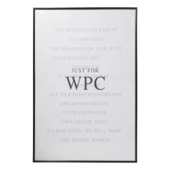 Fotolijst WPC - zwart - 60x90 cm