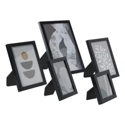 Fotolijstjes - zwart - set van 5