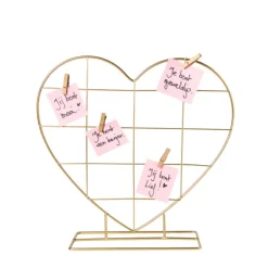 Fotorek hart met knijpers - rood - diverse varianten