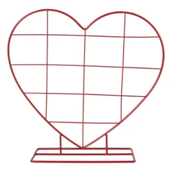 Fotorek hart met knijpers - rood - diverse varianten