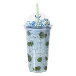 Funny beker kiwi - blauw - 450 ml