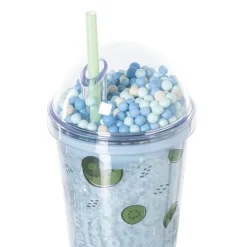 Funny beker kiwi - blauw - 450 ml