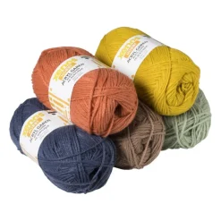 Garen acryl - bruin - 100 meter