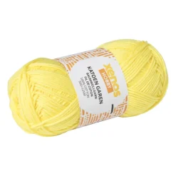 Garen katoen - geel - 50 gram - 100 meter